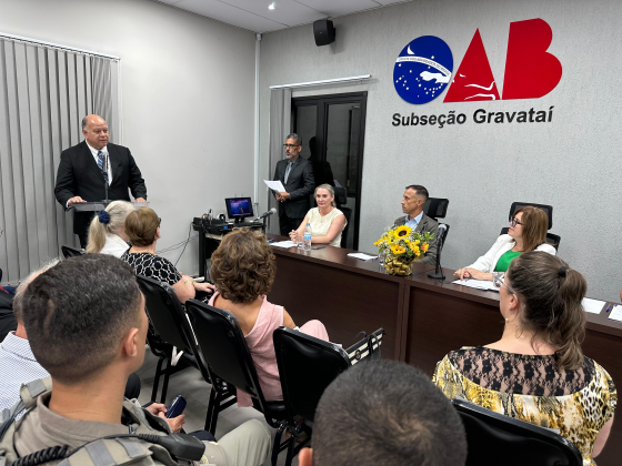 Prefeitura presente na celebração dos 40 anos da OAB Gravataí